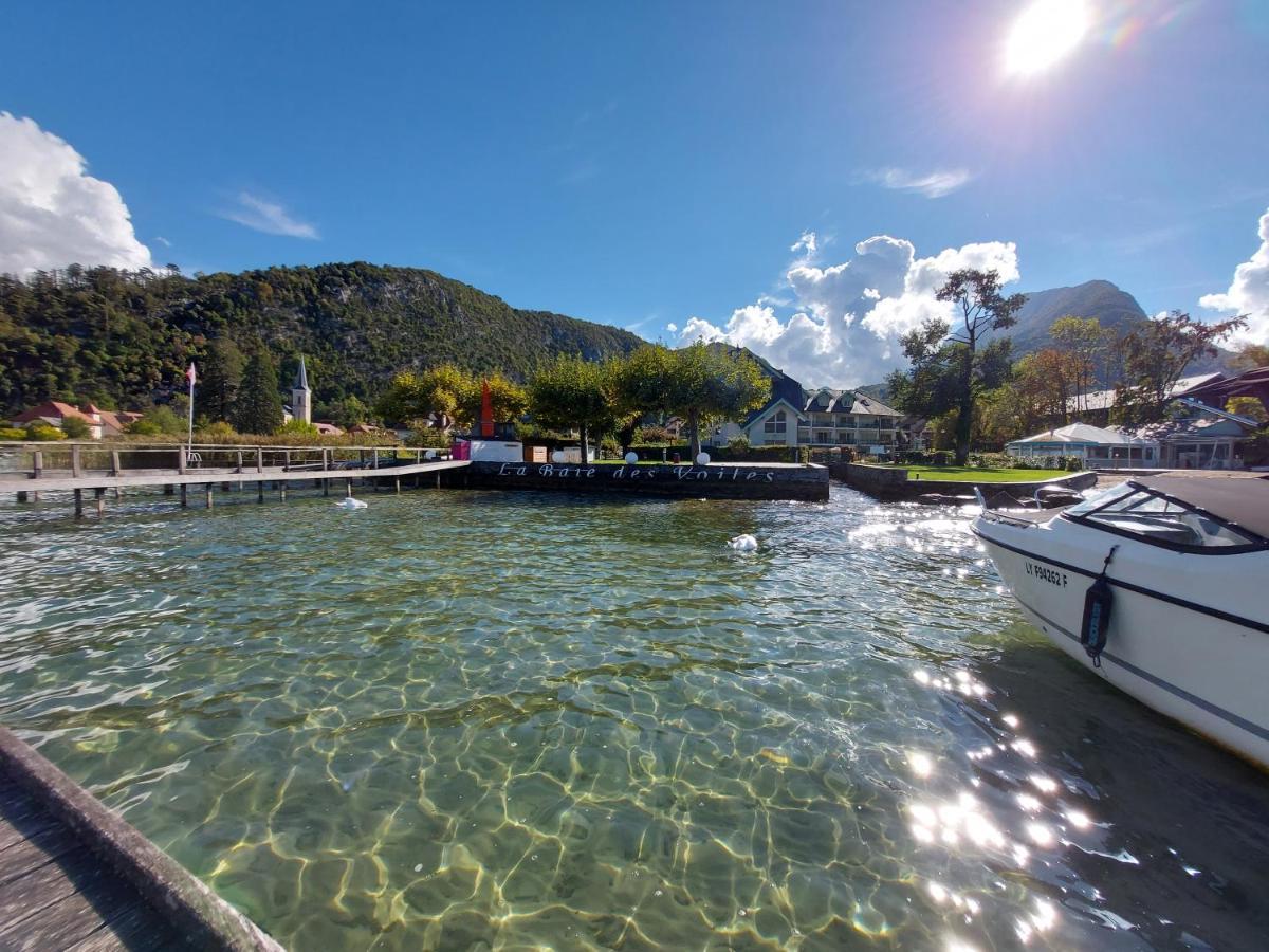 Studio Les Pieds Dans L'Eau Au Bord Du Lac D'Annecy Duingt Exteriör bild